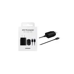 SAMSUNG - Cargador 25W PD Adapter Cable Tipo - C - Negro