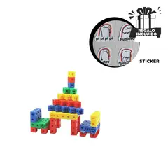 RYBIU IMPORT - Piezas para Armar en Forma Policubos Y+Regalo Stickers