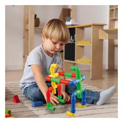 GENERICO - Pack2 Piezas para Ensamblar de Tubos Y+Banderitas Adhesivas