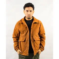 DM DEXMEN - Casaca Dexmen Corduroy Broche Camell