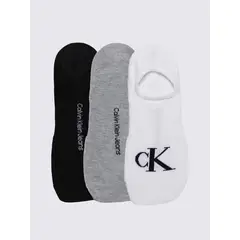 CALVIN KLEIN - MEDIAS MEN'S 3PK JEANS ARCHIVE LOGO L