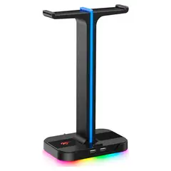 HAVIT - Soporte para Audifono HVTH-TH650-BK Luz Led