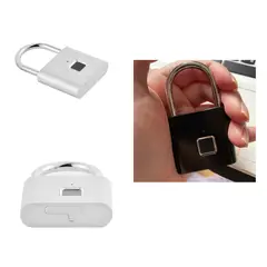 GENERICO - Candado Inteligente Se Activa Con Huella Digital Recargable
