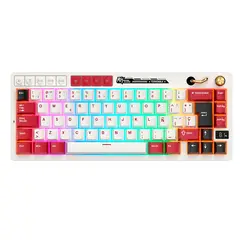 ROYAL KLUDGE - Teclado inalambrico RK M65 FAMICOM Creamy