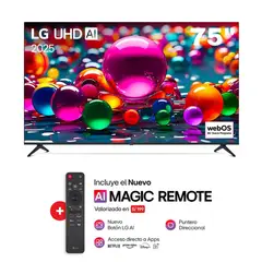 LG - TELEVISOR 75 UHD 4K THINQ AI SMART TV 75UA8050PSA 2025