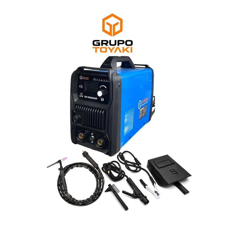 SOLDADORA INVERTER TIG 200A 220V TK-TIG200HF PROFESIONAL