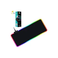 GENERICO - Mouse Pad Gamer Con Luces RGB 80 x 30 Base Mosuepad