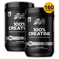 MUSCLETECH - CREATINAS PLATINUM DE DE 400gr 2und - CREATINAS MONOHIDRATADA