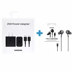 SAMSUNG - Audífonos AKG Tipo C + Cargador 25W Original