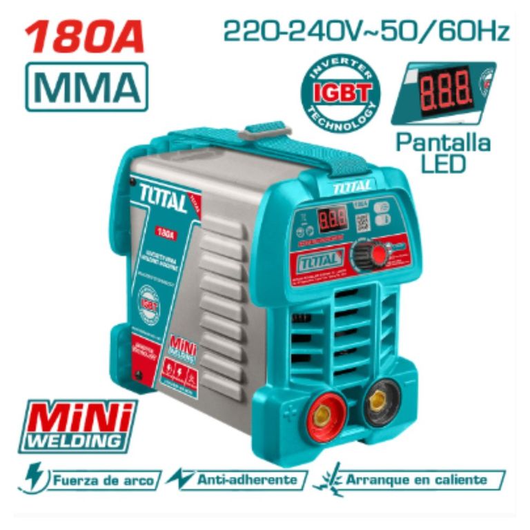 Máquina de Soldar Inverter -MINI MMA 15-180A LCD - TW218049