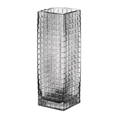 PIA COPELLO STORE - Florero de Vidrio Rectangular Gris