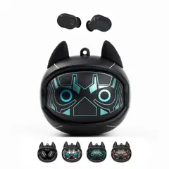 GENERICO - Audífonos Face Change Diseño Intercambiable TWS Negro