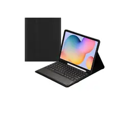 CASE - Funda Smart Cover con Teclado Touch para Samsung Tab S10-s10fe negro