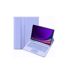 CASE - Funda Smart Cover con Teclado Touch para Samsung Tab S10-s10fe lila