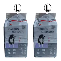 GENERICO - Kit 2 Pañales Piso Entrenamiento Absorbente 60x60