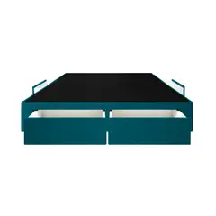 BARAKA HOME - Base de Cama Wels 4 Cajones 1.5 Plz 2P - Cobalto