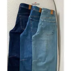 JHAN HIDS - Pantalon Balloon Denim Mujer