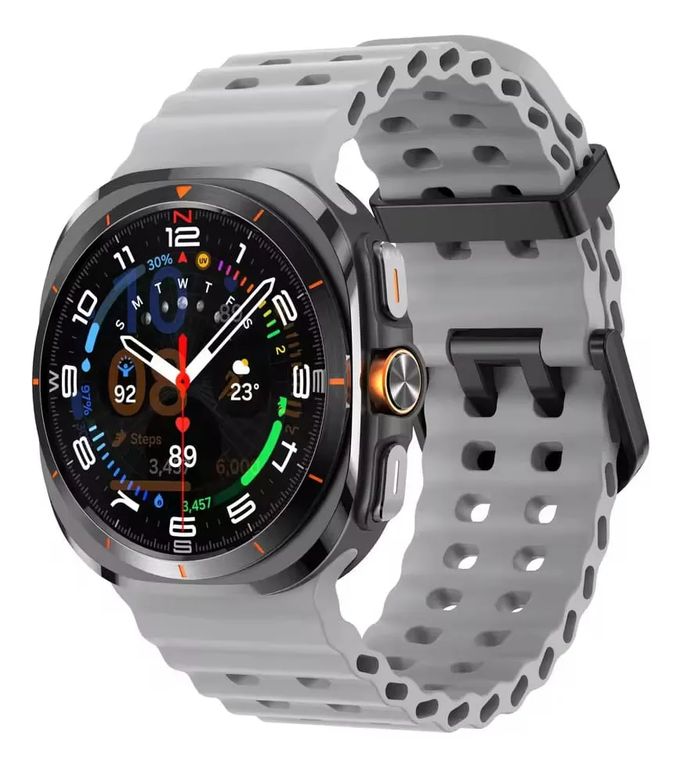 CORREA DE SILICONA PARA SAMSUNG GALAXY WATCH ULTRA 47MM GRIS OSCURO