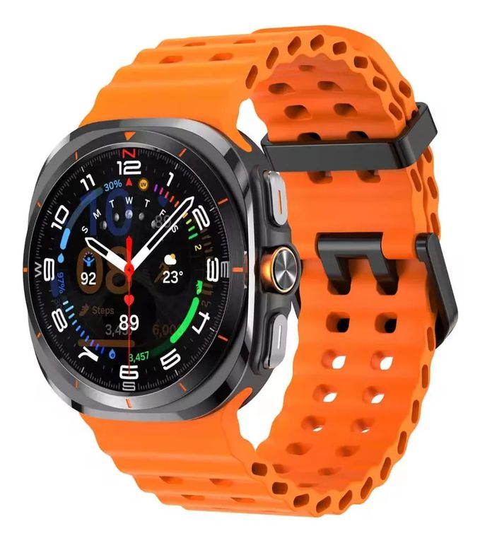 CORREA DE SILICONA PARA SAMSUNG GALAXY WATCH ULTRA 47MM NARANJA