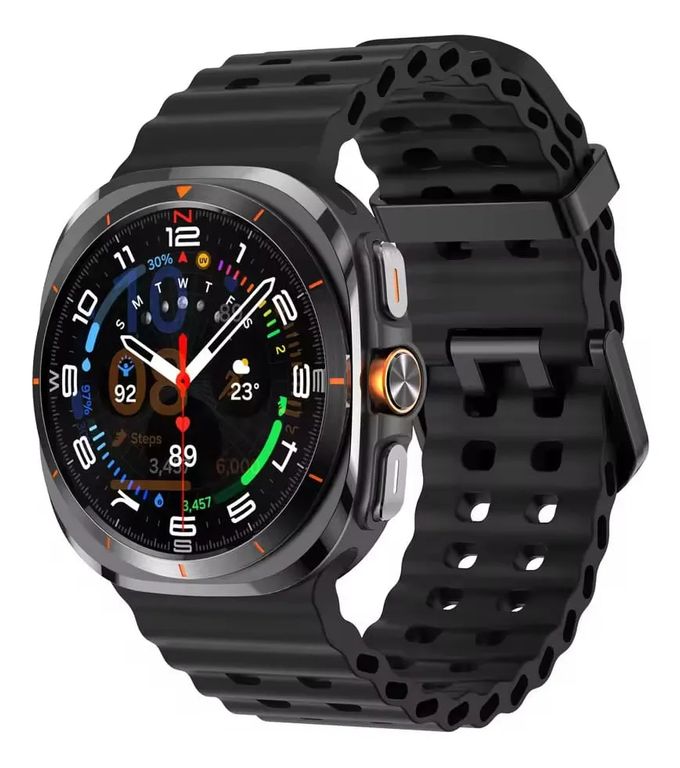 CORREA DE SILICONA PARA SAMSUNG GALAXY WATCH ULTRA 47MM NEGRHO