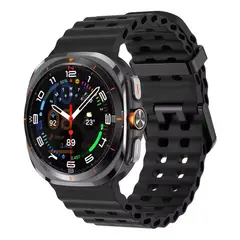 GENERICO - CORREA DE SILICONA PARA SAMSUNG GALAXY WATCH ULTRA 47MM NEGRHO