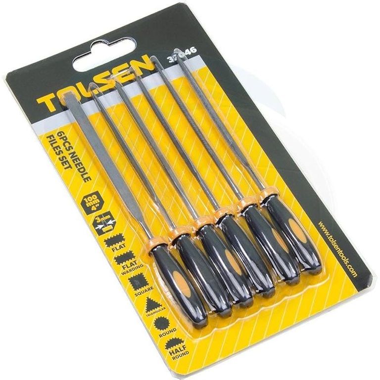 JUEGO DE LIMAS DE AGUJA 6PCS 3 100MM - 32046