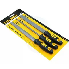 TOLSEN - JUEGO DE LIMAS PARA MADERA 3 PCS 8 - 32037