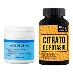 MUJER AGUAJE - Magnesio Marino Tabletas + Citrato de Potasio Cápsulas