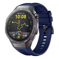 GENERICO - CORREA SPORT PARA HUAWEI WATCHGT5 - GT5 PRO DE 46 MM AZUL OSCURO