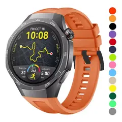 GENERICO - CORREA SPORT PARA HUAWEI WATCHGT5 - GT5 PRO DE 46 MM NARANJA