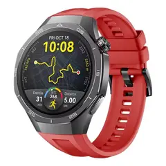 GENERICO - CORREA SPORT PARA HUAWEI WATCHGT5 - GT5 PRO DE 46 MM ROJO