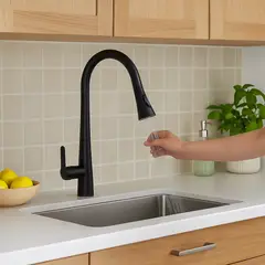 GENERICO - Mezcladora para Cocina Acero Negro