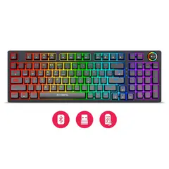 CYBERTEL - STRIKER CBX K1008-3M RGB TECLADO GAMER MECANICO