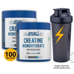 APPLIED NUTRITION - CREATINAS DE 250gr 2und CON SHAKER - MICRONIZADA