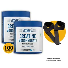 APPLIED NUTRITION - CREATINAS DE 250gr 2und CON STRAPS - MICRONIZADA