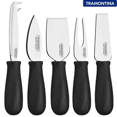 TRAMONTINA - Juego para Queso Negro x 5 piezas Harmoniza -