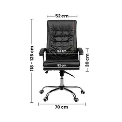 XION - SILLA DE OFICINA GERENCIAL GIRATORIA ERGONÓMICA BALANCEO - SHINY 909
