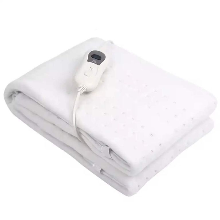 Calentador de Cama Eléctrico 3 Niveles Calor y Protección NTC 150x80cm