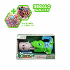 RYBIU IMPORT - Lanzador T Rex de Burbujas con Pilas Y+Ligas de Regalo