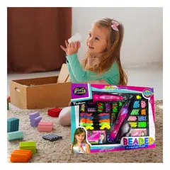 RYBIU IMPORT - Pack4 Set para Embellecer Pelo Multicolor Y+Papel de Regalo