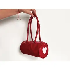 IRISABA - CARTERA DE CUERO AMORETTE ROJO