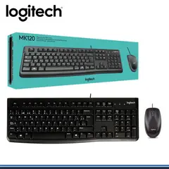 LOGITECH - Kit Teclado Y Mouse MK120 Alambrico USB