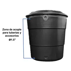 GENERICO - TANQUE CONICO 2 CAPAS x 1100 Lt