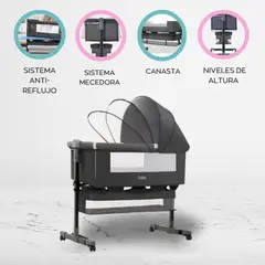 POWER KIDS - Cuna Corral Colecho «DULCESUEÑO» Black