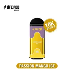 VAPE STATION - Repuesto Vape Life Pod Eco II 10000 Puffs - Sabor Passion Mango Ice