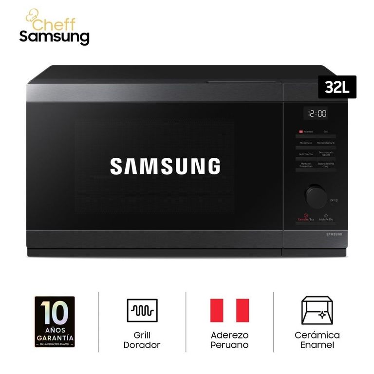 Horno Microondas Acero Inoxidable Grill 32L MG32DG4524AGPE