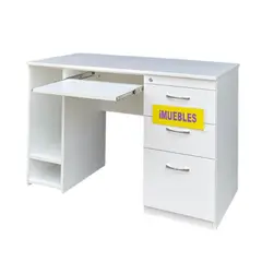 TEMEL - Escritorio para Cómputo 120 cm – PC 120 color Blanco