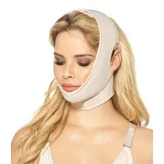 GENERICO - Mentonera Faja Facial de Compresión Recuperación Estético Post-Cirugía