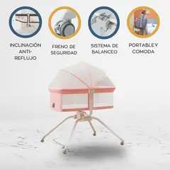 POWER KIDS - Cuna «BABYSIESTA» Pink