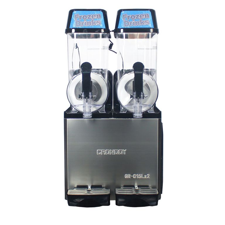 Cremoladera 2 Tolvas 15L - Doble Función para Granizados